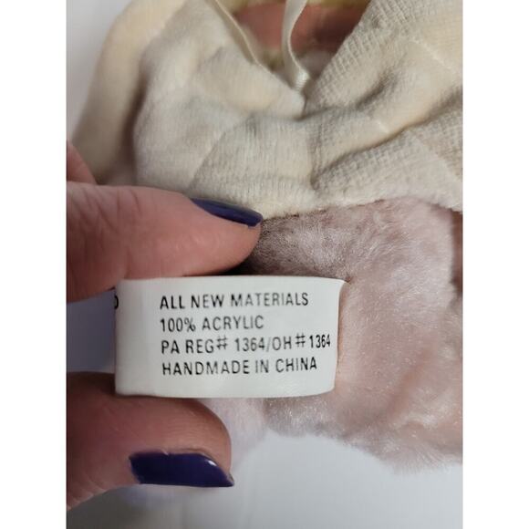 The Boyds Bear Collection Articulated Angel Christmas Ornament Plush White Tag - Picture 5 of 8